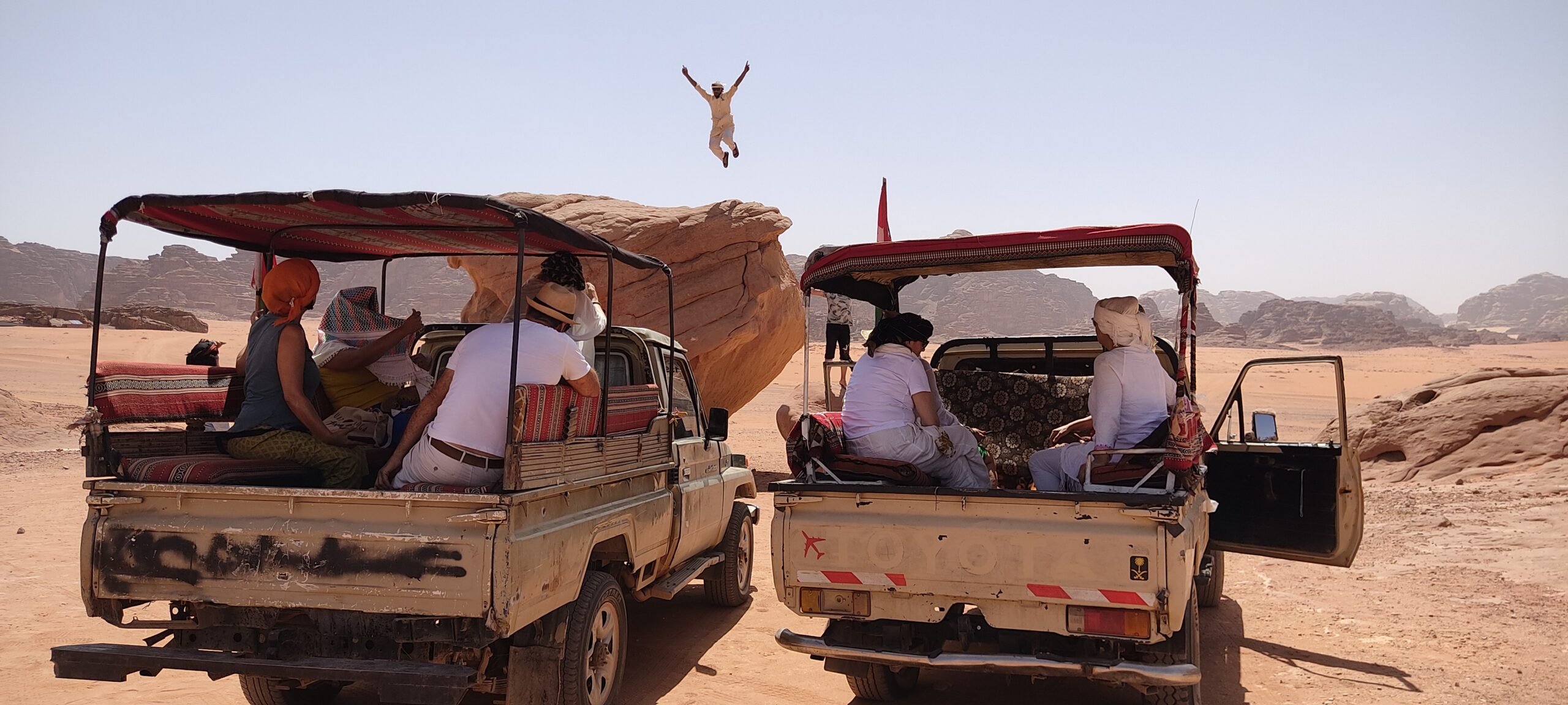 wadi rum happy chicken rock