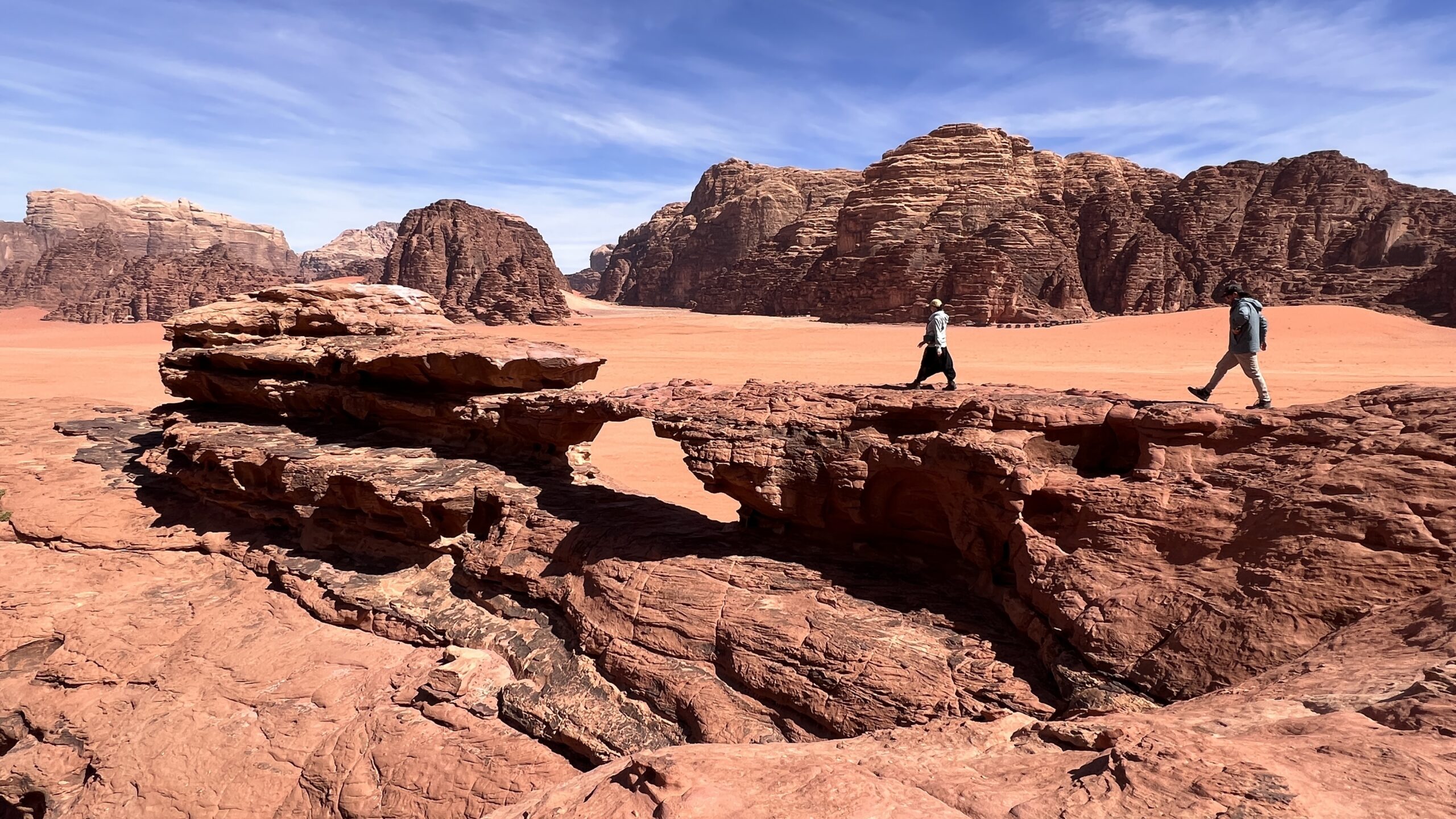 the little bridge wadi rum happy tour desert